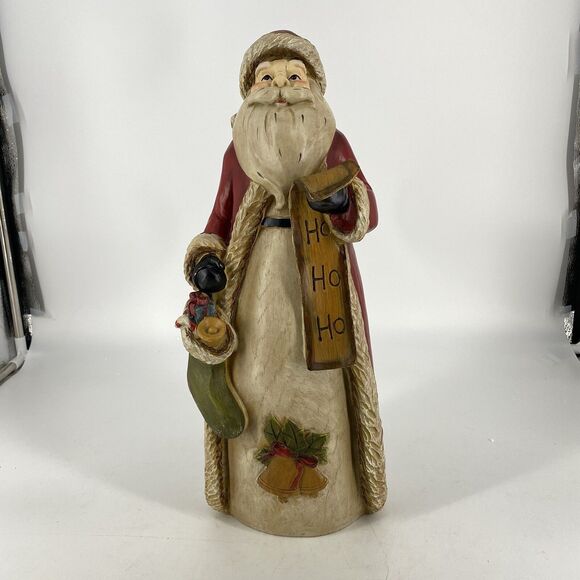 Hobby Lobby Santa Statue 16” Christmas Home Collection 2011 Heartland Holiday - Picture 1 of 6